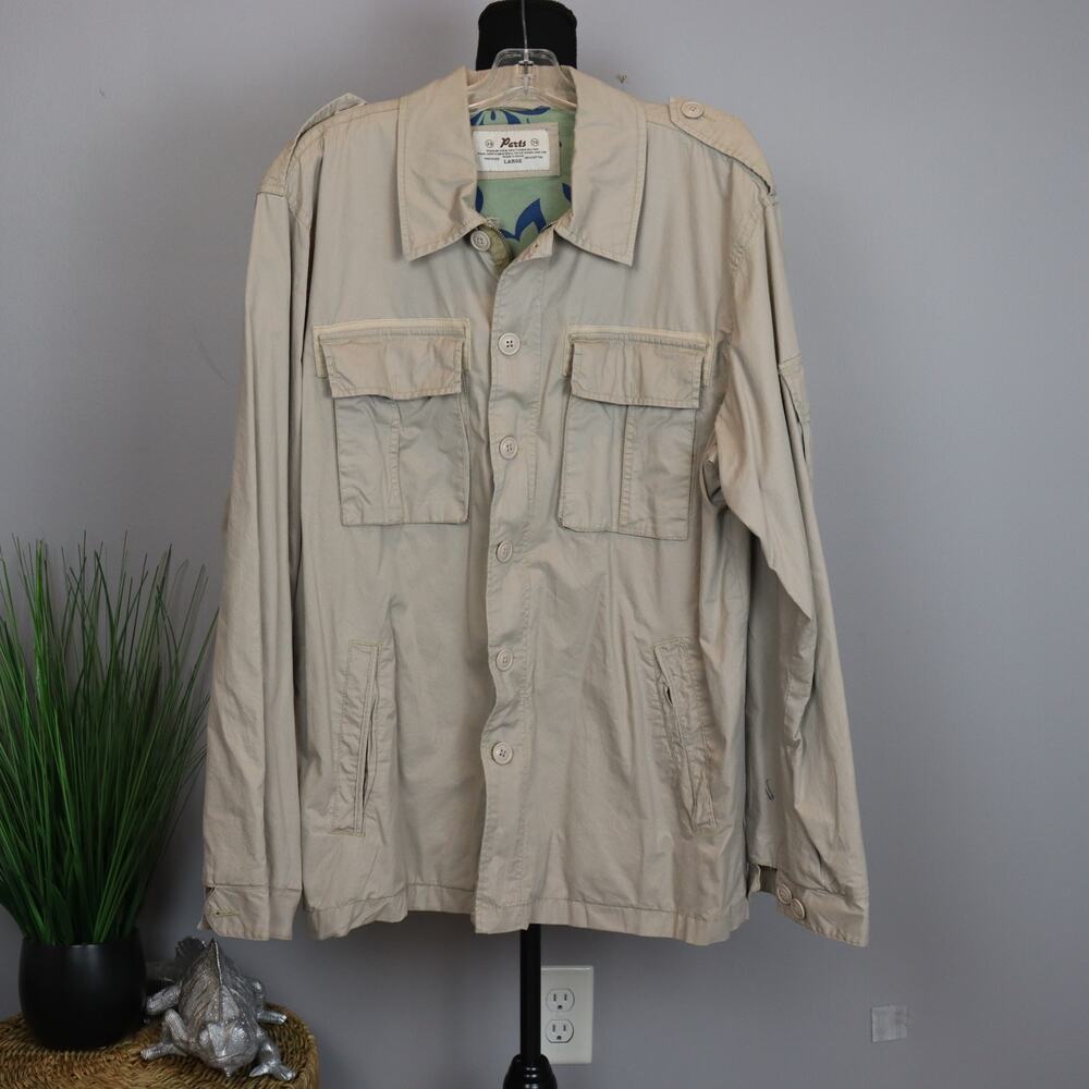 Men's Beige Safari Jacket excellent condition need gone Make Offer Now